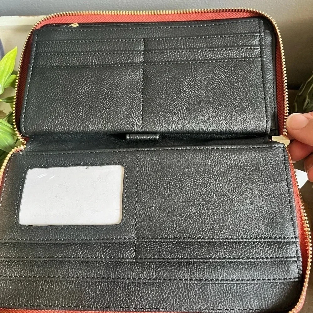 Steve Madden Bzip Web Wristlet Clutch Wallet NWT
